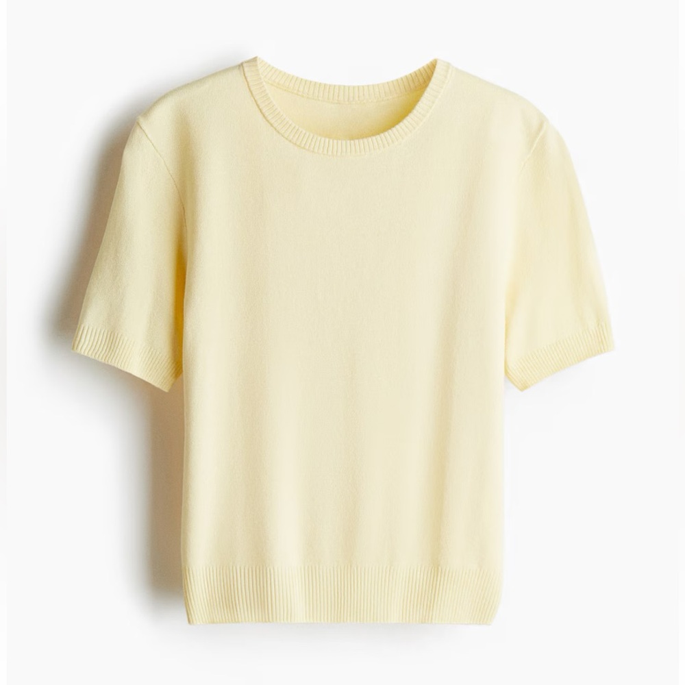 H&M Fine-Knit T-Shirt (NWT)